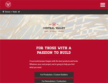 Tablet Screenshot of central-valley.com